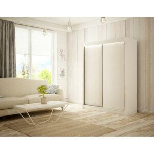 Kvalitní Šatní Skříň Bergo 150 Bílý mat Furniture