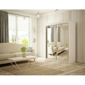 Kvalitní Šatní Skříň Homa 150 Bílý mat Furniture