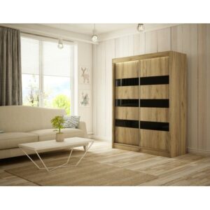 Kvalitní Šatní Skříň Solit 200 Dub Craft Furniture