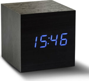 LED budík Click Clock Maxi Black Gingko