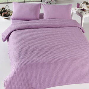 Lehký přehoz přes postel Pique Bürümcük Lilac