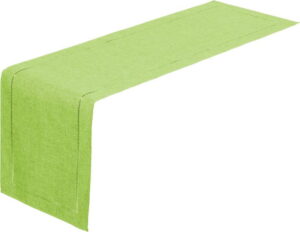 Limetkově zelený běhoun na stůl Unimasa