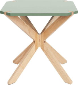 Mátově zelený příruční stolek Leitmotiv Mister
