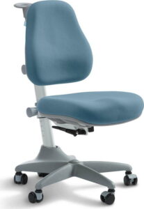 Modrá dětská otočná židle na kolečkách Flexa Verto