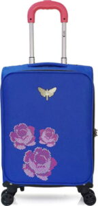 Modré kabinové zavazadlo na 4 kolečkách LPB Joanna