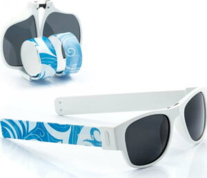 Modro-bílé sluneční srolovatelné brýle InnovaGoods Sunfold ST3 InnovaGoods