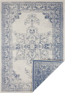 Modro-krémový venkovní koberec Bougari Borbon