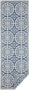 Modro-krémový venkovní koberec Bougari Jardin
