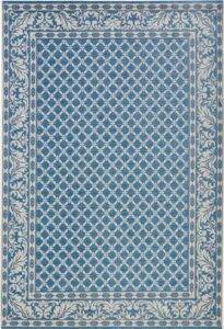 Modro-krémový venkovní koberec Bougari Royal