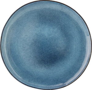 Modrý keramický mělký talíř Bloomingville Sandrine Bloomingville