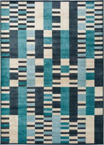 Modrý koberec Universal Farashe Stripes