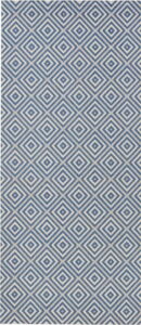Modrý koberec vhodný do exteriéru Bougari Karo