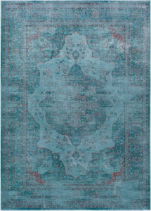 Modrý koberec z viskózy Universal Lara Aqua