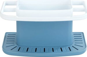 Modrý stojánek na mycí potřeby Wenko Cosmo WENKO