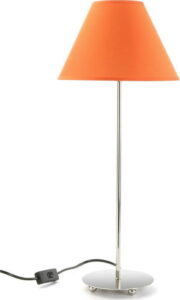 Orange stolní lampa Versa Metalina