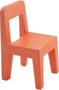 Oranžová dětská židle Magis Seggiolina Pop Magis
