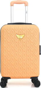 Oranžové skořepinové zavazadlo na 4 kolečkách LPB Alicia