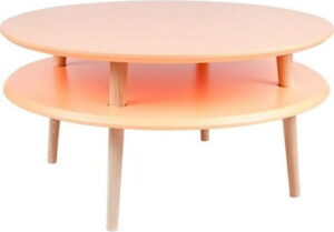 Oranžový konferenční stolek Ragaba UFO