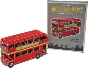 Papírová skládačka londýnského autobusu Rex London Routemaster Rex London