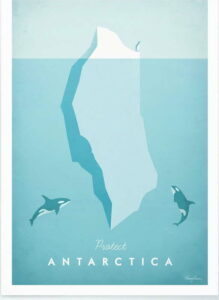 Plakát Travelposter Antarctica