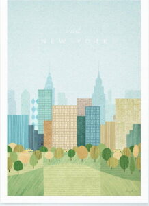 Plakát Travelposter New York II