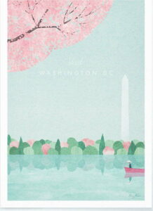 Plakát Travelposter Washington D.C.