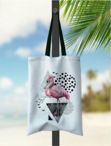 Plážová taška Kate Louise Flamingo Kate Louise