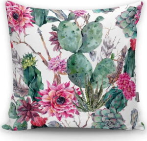Povlak na polštář Minimalist Cushion Covers Cactus And Roses