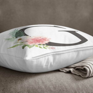 Povlak na polštář Minimalist Cushion Covers Floral Alphabet G