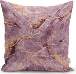 Povlak na polštář Minimalist Cushion Covers Lilac Marble