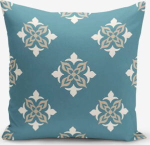 Povlak na polštář s příměsí bavlny Minimalist Cushion Covers Damask Desen