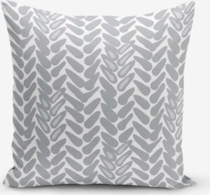 Povlak na polštář s příměsí bavlny Minimalist Cushion Covers Metrica