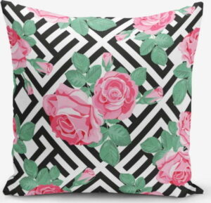 Povlak na polštář s příměsí bavlny Minimalist Cushion Covers Mix Rose