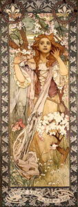 Reprodukce obrazu Alfons Mucha - Maud Adams as Joan of Arc