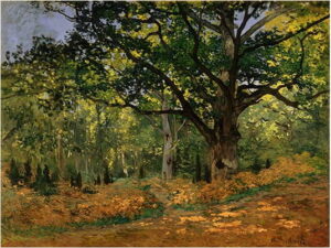 Reprodukce obrazu Claude Monet - The Bodmer Oak
