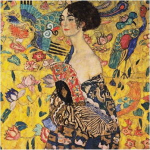 Reprodukce obrazu Gustav Klimt Lady With Fan