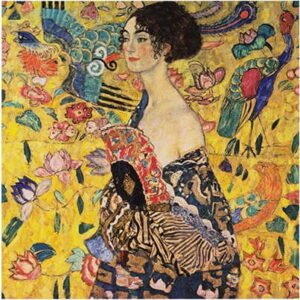 Reprodukce obrazu Gustav Klimt - Lady with Fan