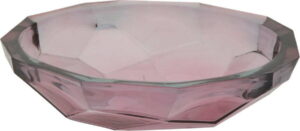 Růžová miska z recyklovaného skla Mauro Ferretti Stone