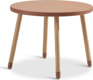 Růžový dětský stolek Flexa Dots
