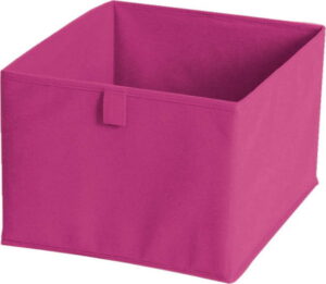 Růžový textilní úložný box JOCCA