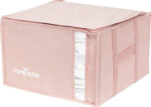 Růžový úložný box na oblečení Compactor XXL Pink Edition 3D Vacuum Bag