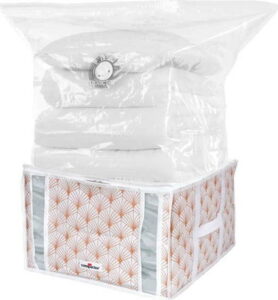 Růžový vakuový úložný box na oblečení Compactor Signature Blush 3D Vacuum Bag