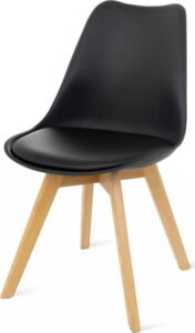 Sada 2 černých židlí s bukovými nohami loomi.design Retro loomi.design