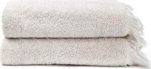 Sada 2 krémových ručníků ze 100% bavlny Bonami