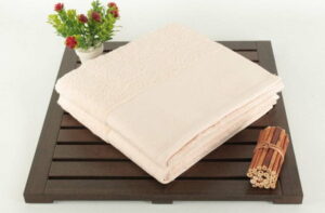 Sada 2 pudrově růžových bavlněných ručníků ze 100% bavlny Patricia