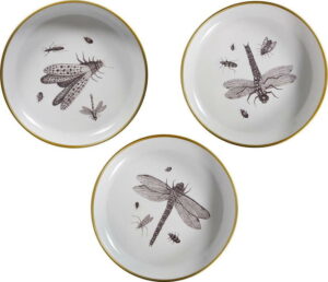 Sada 3 dekorativních talířů WOOOD Insect WOOOD