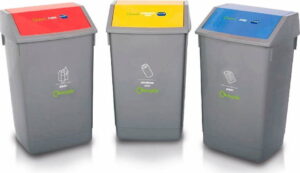Sada 3 košů na tříděný odpad Addis Recycle