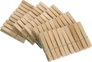 Sada 50 dřevěných kolíčků na prádlo Wenko Pegs WENKO