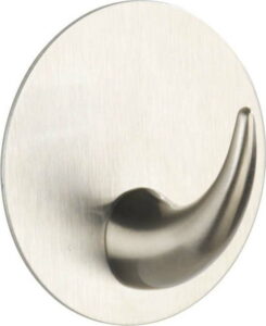 Samodržící nástěnný háček ve stříbrné barvě Wenko Leuca WENKO