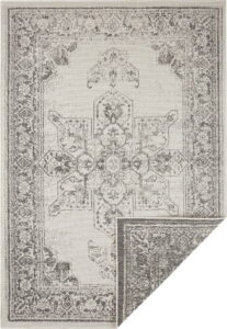 Šedo-krémový venkovní koberec Bougari Borbon